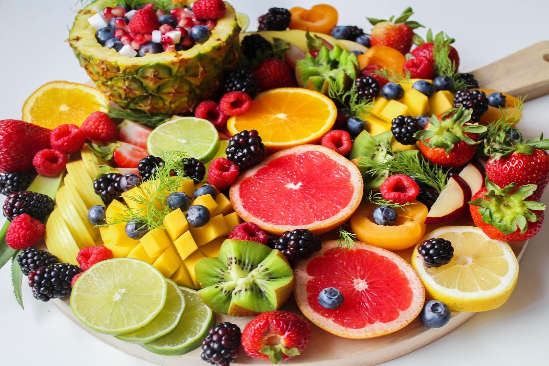 healthy foods to lower blood pressure fruit platter